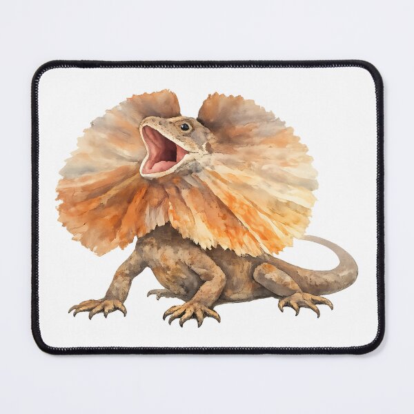 Item preview, Frill-Necked Lizard Watercolour designed and sold by Jaruart.