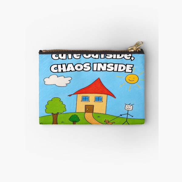 Item preview, Cute Outside, Chaos Inside – Funny Cat Walk Drawing designed and sold by Jankes88.
