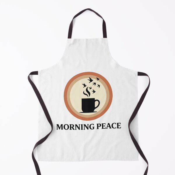 Item preview, Morning Peace - Steaming Mug & Swallow Bird Silhouette designed and sold by ArcApparel2020.