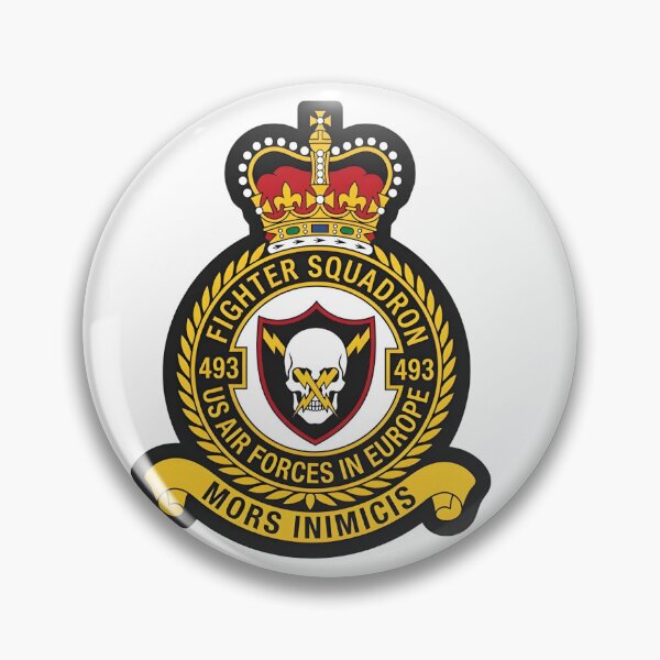 Item preview, 493rd Fighter Squadron "Grim Reapers" Crest Emblem designed and sold by CharlieDesings.