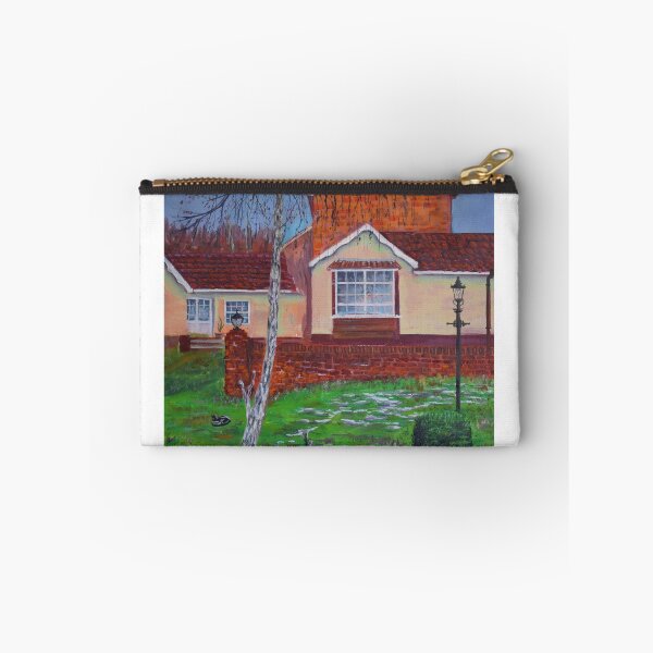 Item preview, Oil Painting - Cedar Court. Bishop's Stortford 30 x 70 cm designed and sold by Igor Pozdnyakov.