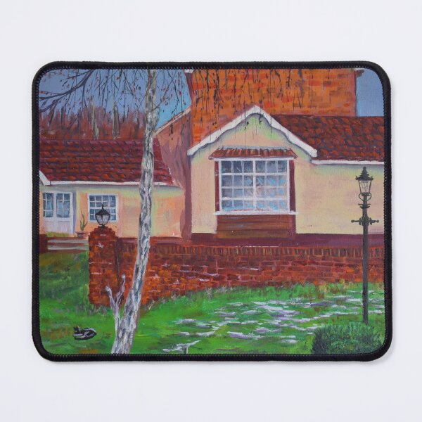 Item preview, Oil Painting - Cedar Court. Bishop's Stortford 30 x 70 cm designed and sold by Igor Pozdnyakov.