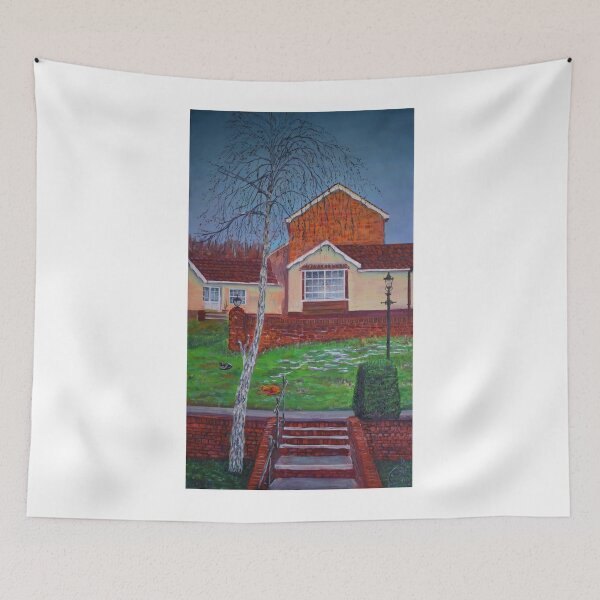 Item preview, Oil Painting - Cedar Court. Bishop's Stortford 30 x 70 cm designed and sold by Igor Pozdnyakov.