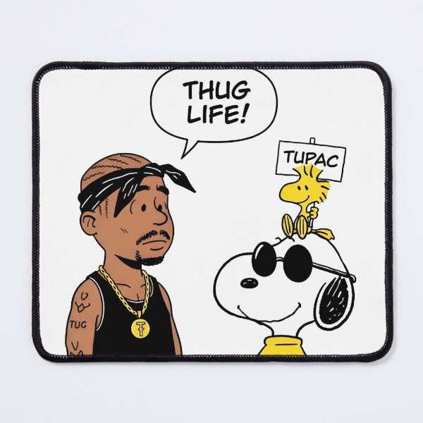 Item preview, Tupac x Snoopy Thug Life designed and sold by Peggy D Schafer.