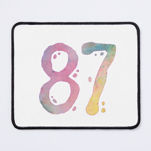 Item preview, 87th Birthday - Watercolor Number designed and sold by AquarellChill.