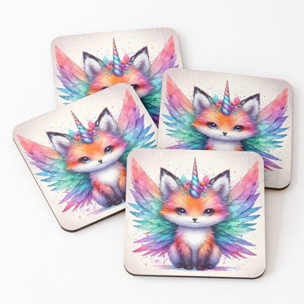 Item preview, Unicorn Fox, Ai Generated Art designed and sold by ACC .