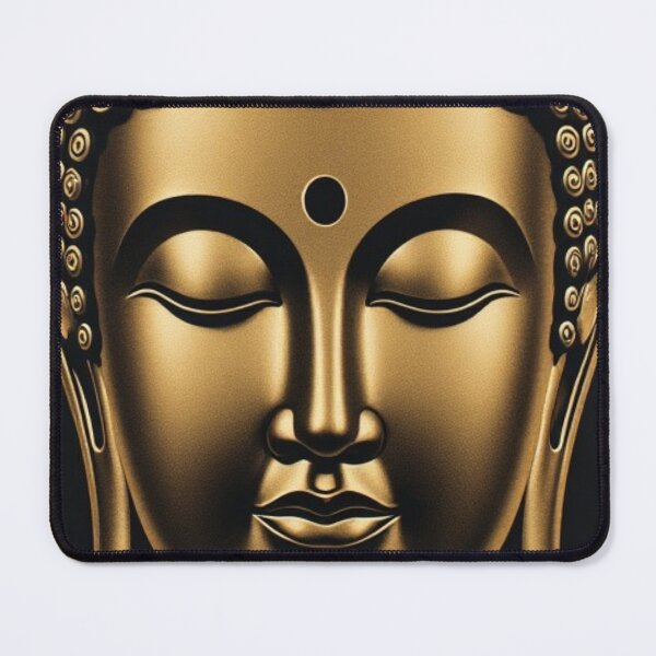 Item preview, Black and Gold Art Deco Buddha | Luxury Zen Wall Art designed and sold by Resolution Retro.