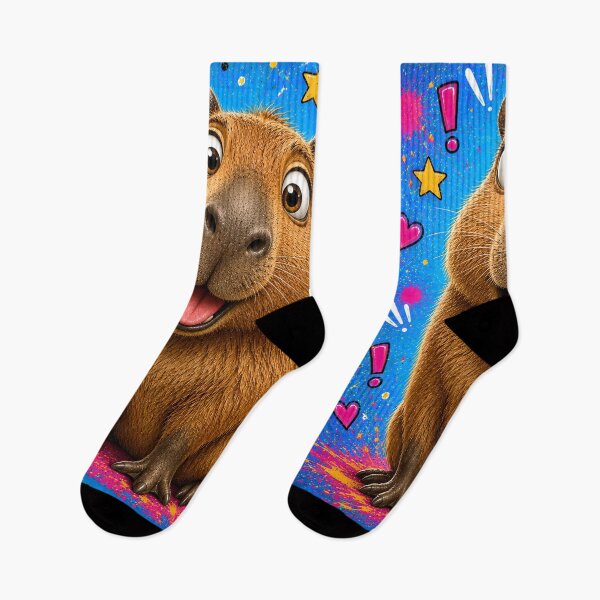 Item preview, Goofy Capybara Pop Art Portrait designed and sold by Rohan132.