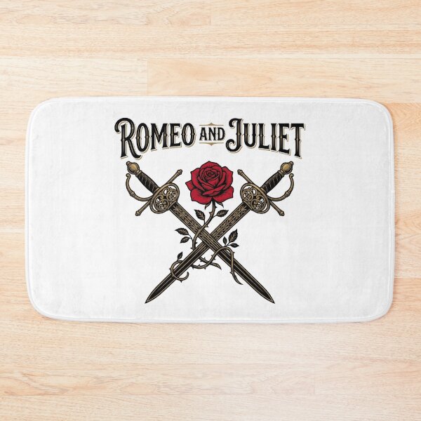 Item preview, Romeo and Juliet Crossed Swords and Rose Design designed and sold by Fenay Designs.