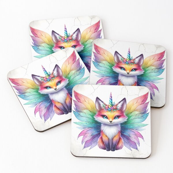 Item preview, Unicorn Fox, Ai Generated Art designed and sold by ACC .