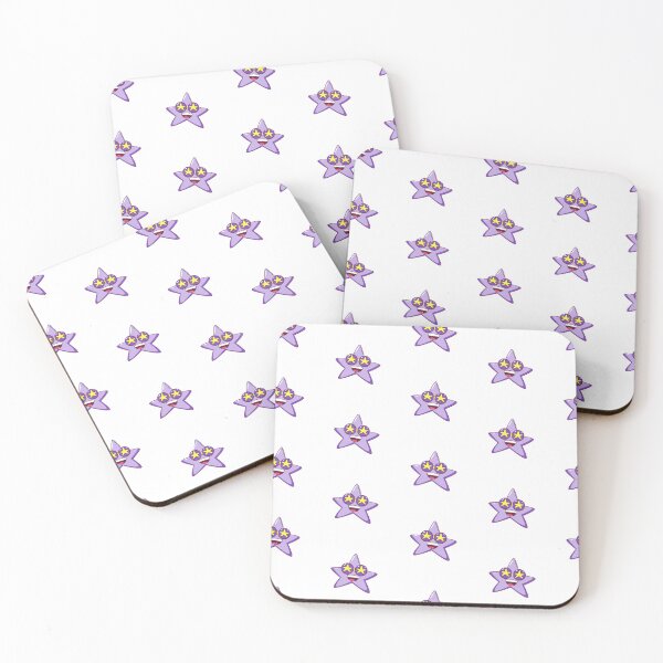 Item preview, Cute Pastel Cartoon Starfish Glasses Aesthetic Vinyl Sticker designed and sold by NadDot.