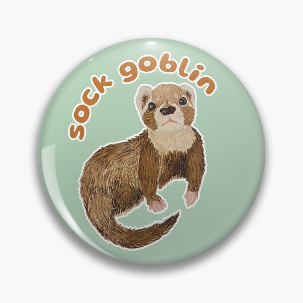 Item preview, Sock Goblin Bramble the Ferret designed and sold by Blackberries & Moss.