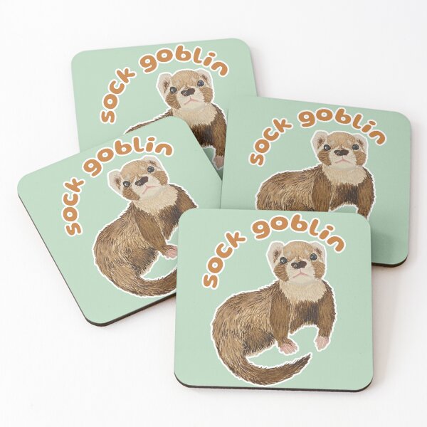 Item preview, Sock Goblin Bramble the Ferret designed and sold by Blackberries & Moss.