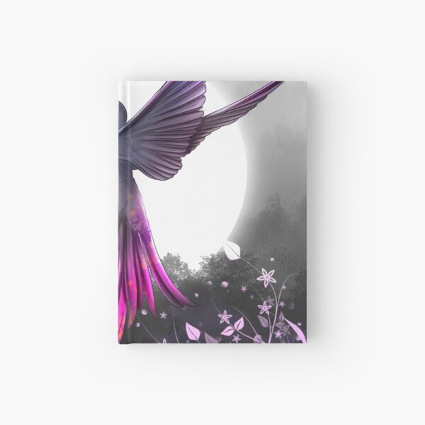 Hummingbird in The Night Hardcover Journal