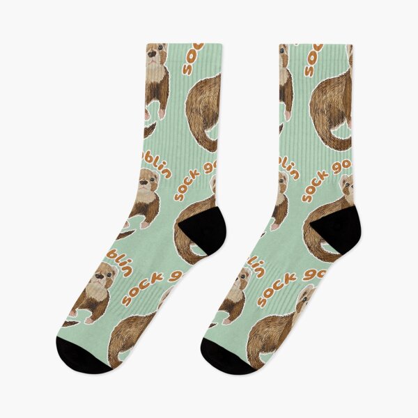 Item preview, Sock Goblin Bramble the Ferret designed and sold by Blackberries & Moss.