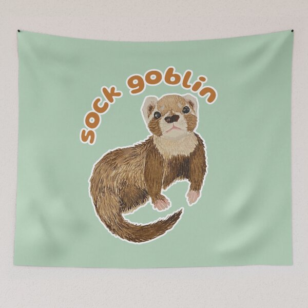 Item preview, Sock Goblin Bramble the Ferret designed and sold by Blackberries & Moss.