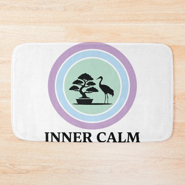 Item preview, Inner Calm - Bonsai Tree & Crane Zen Circle designed and sold by ArcApparel2020.