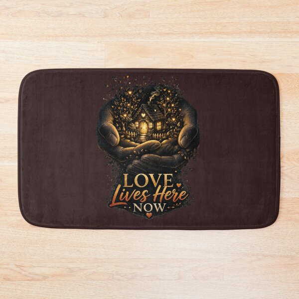 Item preview, Love Lives Here Now Romantic Home Love Design designed and sold by JagrDesigns.
