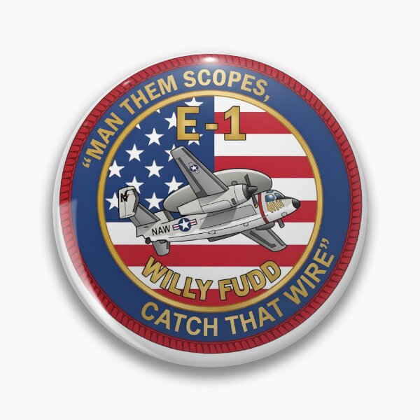 Item preview, E-1 Tracer "Willy Fudd" Commemorative Aviation Emblem designed and sold by CharlieDesings.