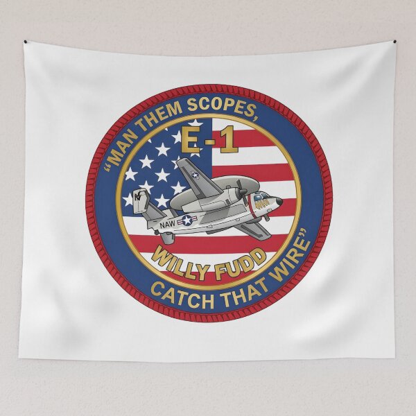 Item preview, E-1 Tracer "Willy Fudd" Commemorative Aviation Emblem designed and sold by CharlieDesings.