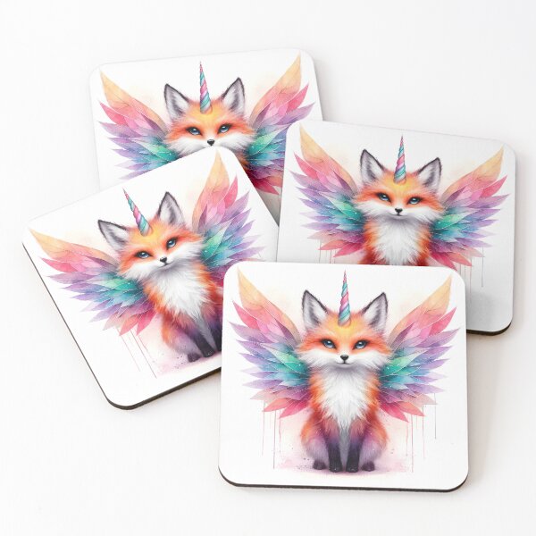 Item preview, Unicorn Fox, Ai Generated Art designed and sold by ACC .
