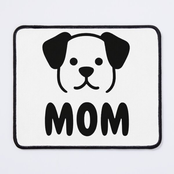 Item preview, Minimalist Dog Mom Outline – Cute Puppy Line Art Dog Mama Graphic designed and sold by NeonSketch Lab.