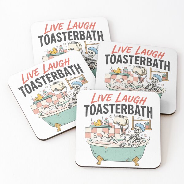Item preview, Live Laugh Toaster Bath designed and sold by Beanster-nl.