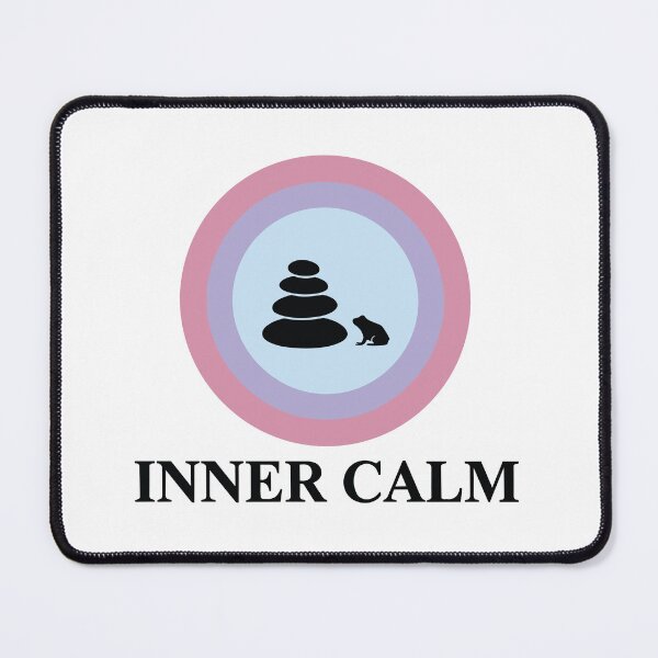 Item preview, Inner Calm - Meditating Frog & Stacked Stones Art designed and sold by ArcApparel2020.