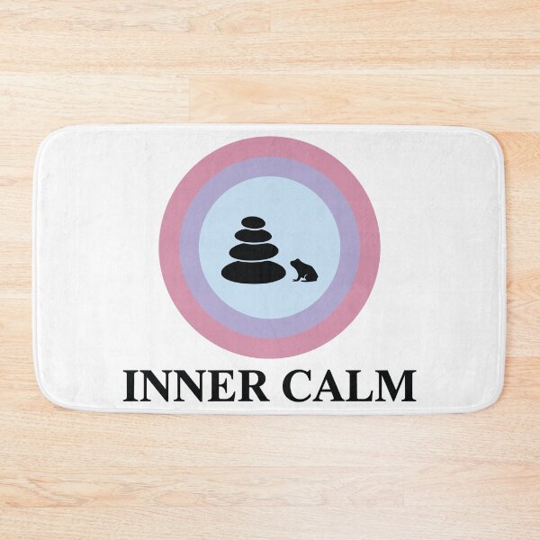 Item preview, Inner Calm - Meditating Frog & Stacked Stones Art designed and sold by ArcApparel2020.
