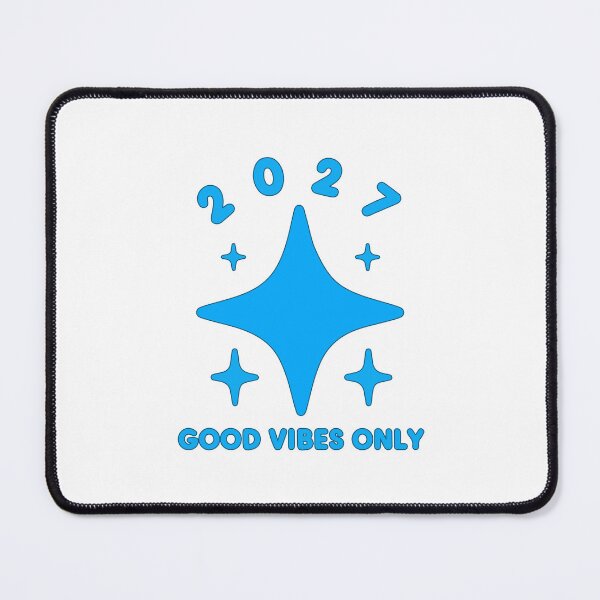Item preview, Good Vibes Only 2027 Cute Y2K Stars Soft Blue Class of 2027 designed and sold by MalisoStickers.