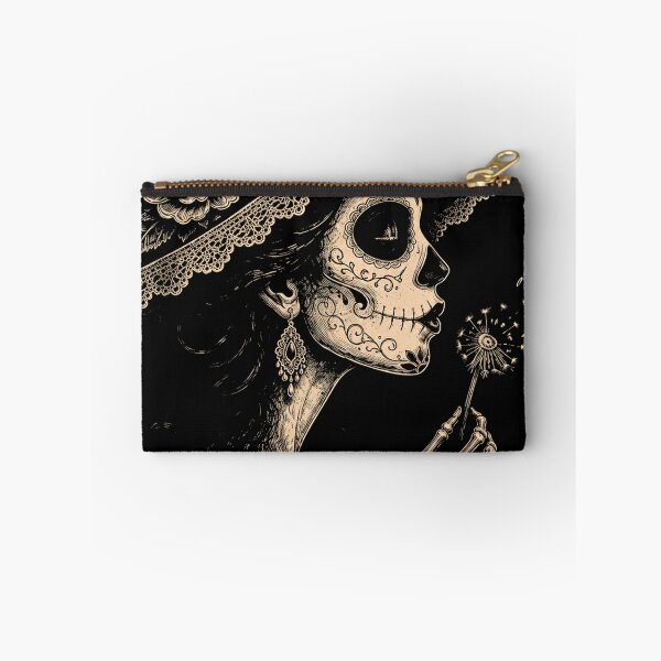 Item preview, la Catrina Blowing Wishes Dandelion designed and sold by Starry Night Creative Art.
