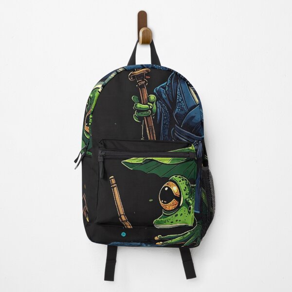 Item preview, Japanese Samurai Frog Fantasy Wizard Art designed and sold by Kavin786.