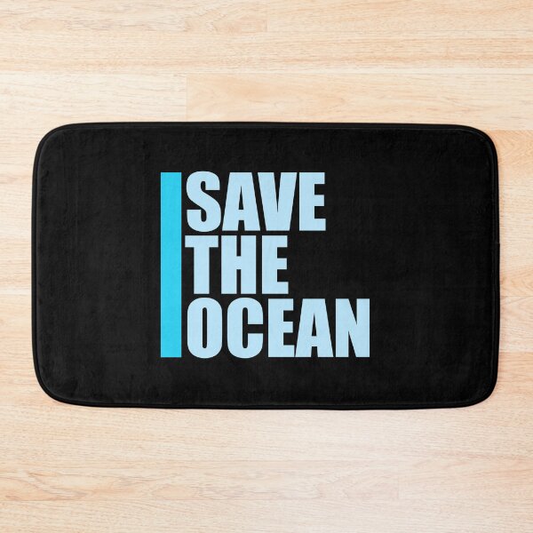 Item preview, Save The Ocean Bold Activist Environmental Statement designed and sold by shirt-o-mat.