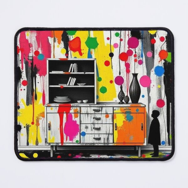 Item preview, Girl's Shadow in Colorful Room designed and sold by RAISC.