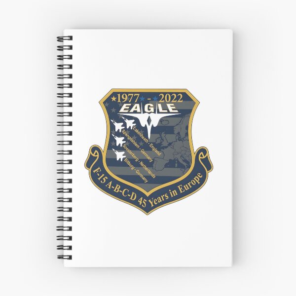 Item preview, F-15 Eagle 45 Years in Europe Commemorative Emblem designed and sold by CharlieDesings.