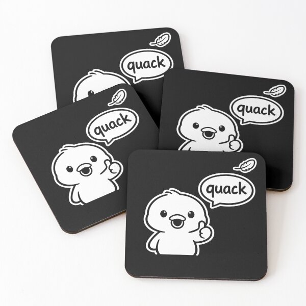 Item preview,  Cute Surprised Baby Duck Quack Cartoon designed and sold by M.Store.