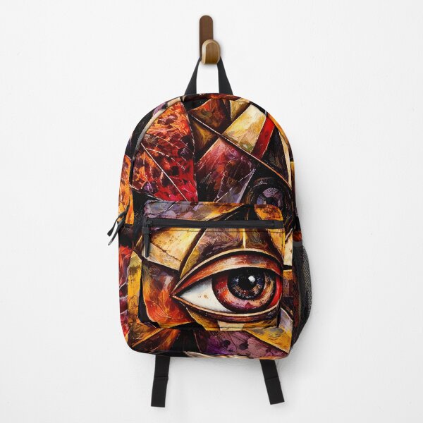 Item preview, Abstract Faces with Autumn Leaves designed and sold by cuprum.