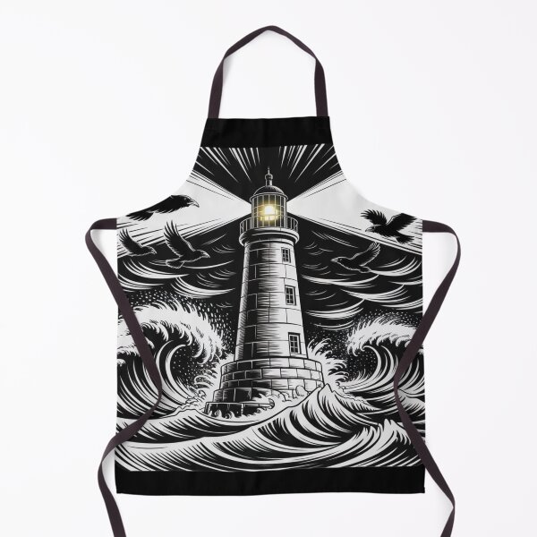 Item preview, Quadra Island sea and lighthouse designed and sold by DamioPolArt.