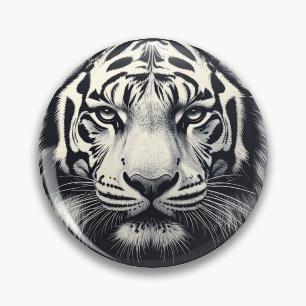Item preview, Majestic White Tiger Ink Sketch Illustration designed and sold by Kavin786.