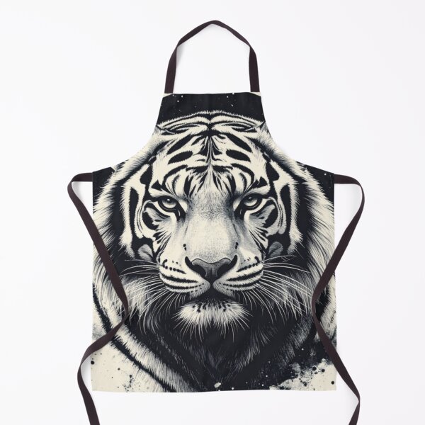 Item preview, Majestic White Tiger Ink Sketch Illustration designed and sold by Kavin786.