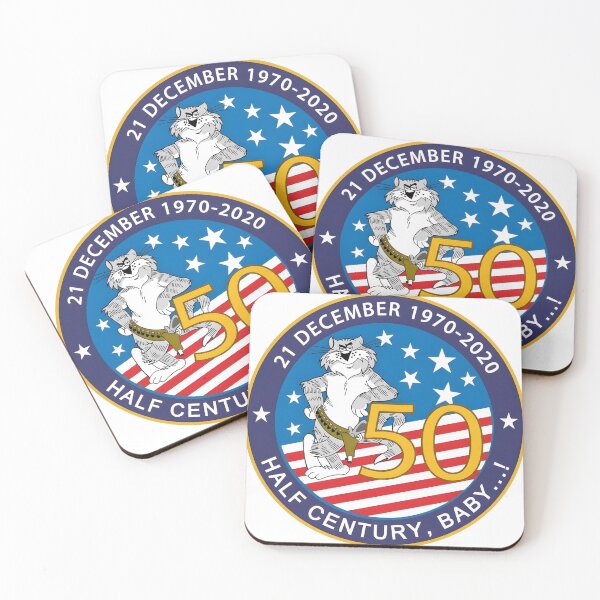 Item preview, F-14 Tomcat 50th Anniversary "Half Century, Baby...!" Commemorative Emblem designed and sold by CharlieDesings.