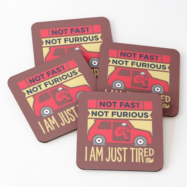 Item preview, NOT FAST – NOT FURIOUS – AM JUST TIRED designed and sold by Emamify.