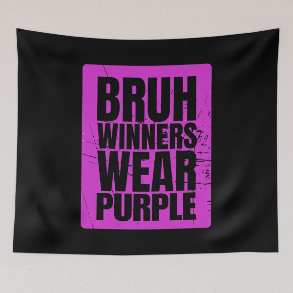 Item preview, Bruh Winners Wear Purple designed and sold by Dondonmart.