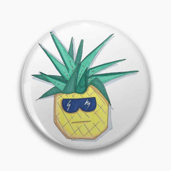 Item preview, Why So Prickly Today - Hand Drawn Punk Pineapple designed and sold by AJPrettyObscene.