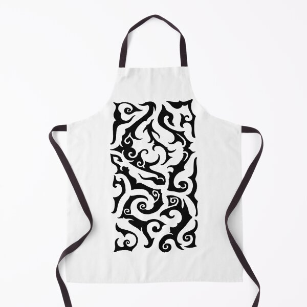 Item preview, Flowing Tribal Pattern – Abstract Organic Blackwork designed and sold by JFOdesign.