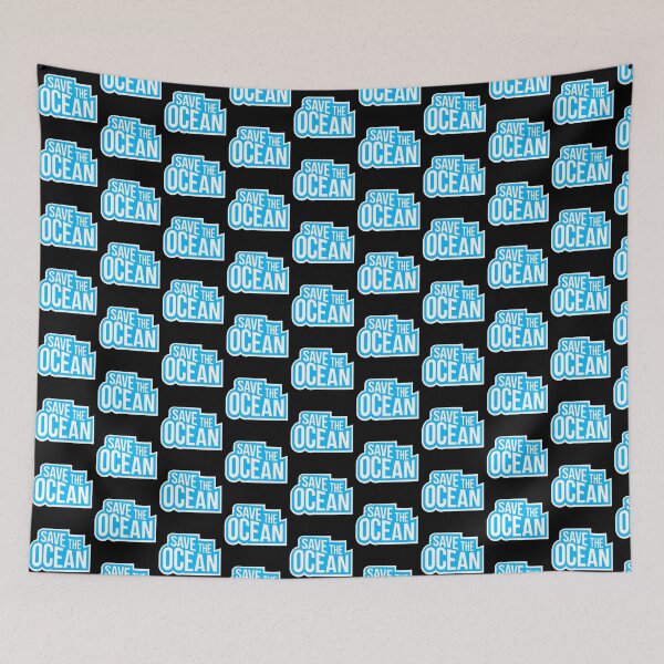 Item preview, Save The Ocean Bold Activist Environmental Statement designed and sold by shirt-o-mat.