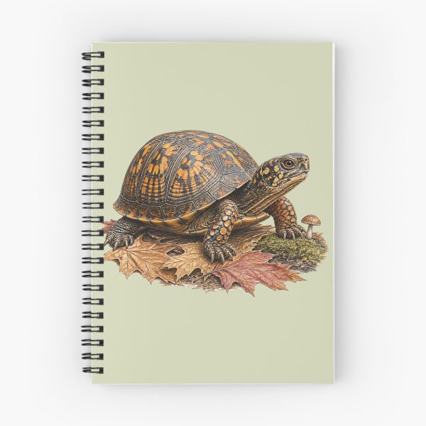 Item preview, Eastern Box Turtle Woodland Design designed and sold by BloomStudio1.
