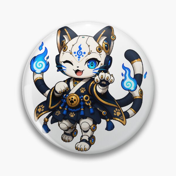 Item preview, Yokai Mecha Series: Nekomata Twin-Tailed Cat designed and sold by Yokai Mecha Studio.