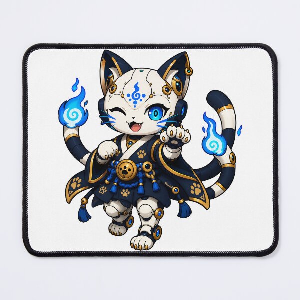 Item preview, Yokai Mecha Series: Nekomata Twin-Tailed Cat designed and sold by Yokai Mecha Studio.