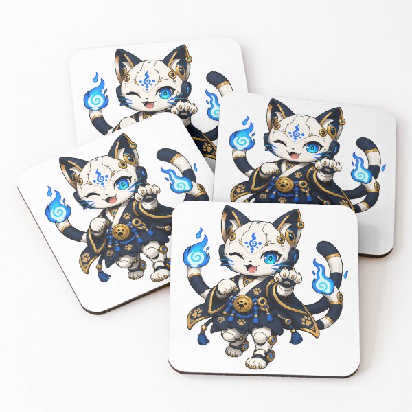 Item preview, Yokai Mecha Series: Nekomata Twin-Tailed Cat designed and sold by Yokai Mecha Studio.
